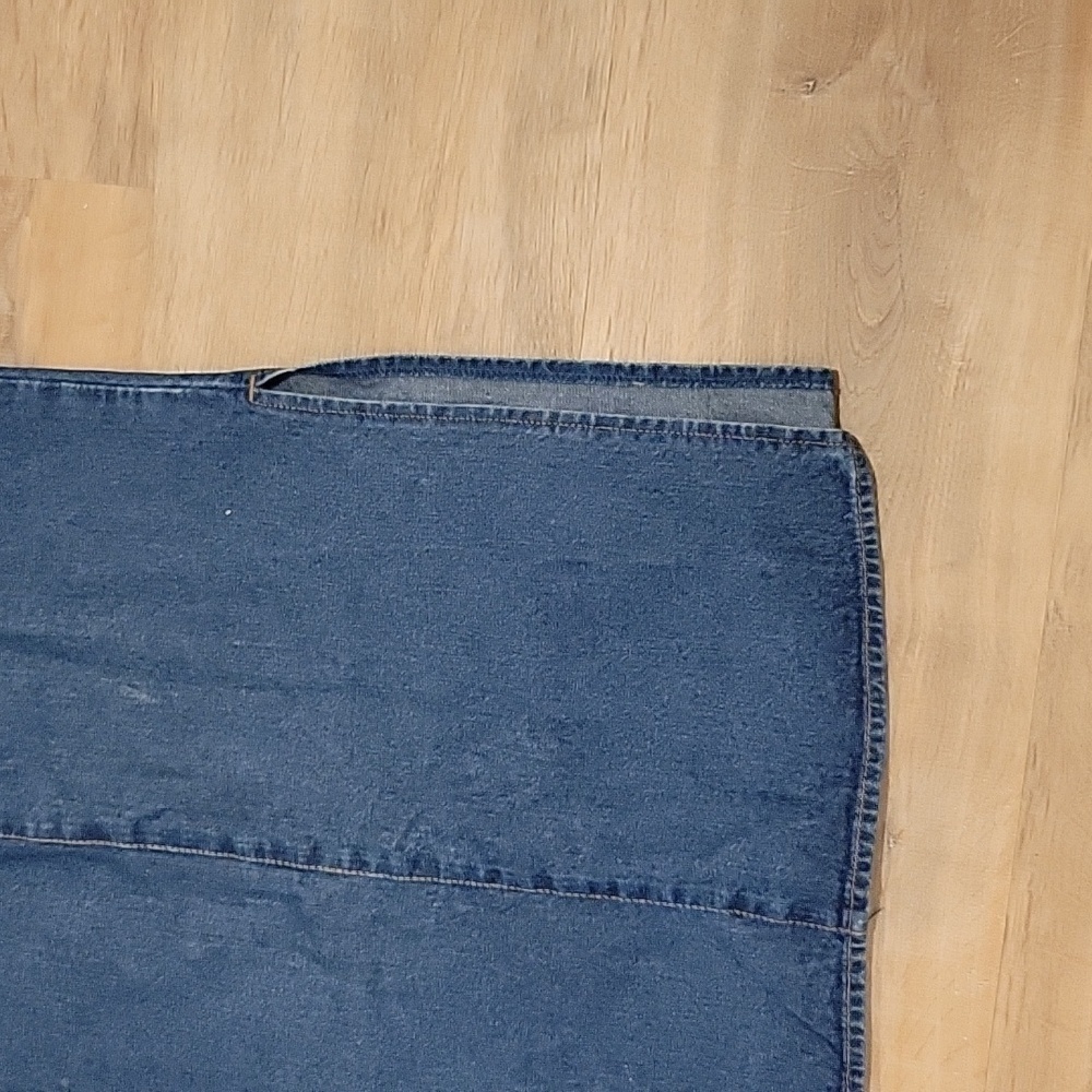 LEVI'S Vintage Long Denim Skirt 14 - Picture 4 of 10